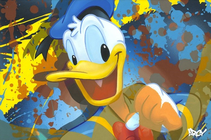Donald Duck - Limited Edition On Canvas